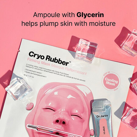 Masca de fata cu glicerina Cryo Rubber Firming, 1 bucata, Dr.Jart+ 653057