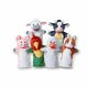 Set 6 papusi de mana Animale de la ferma, +2 ani, Melissa&Doug 578206