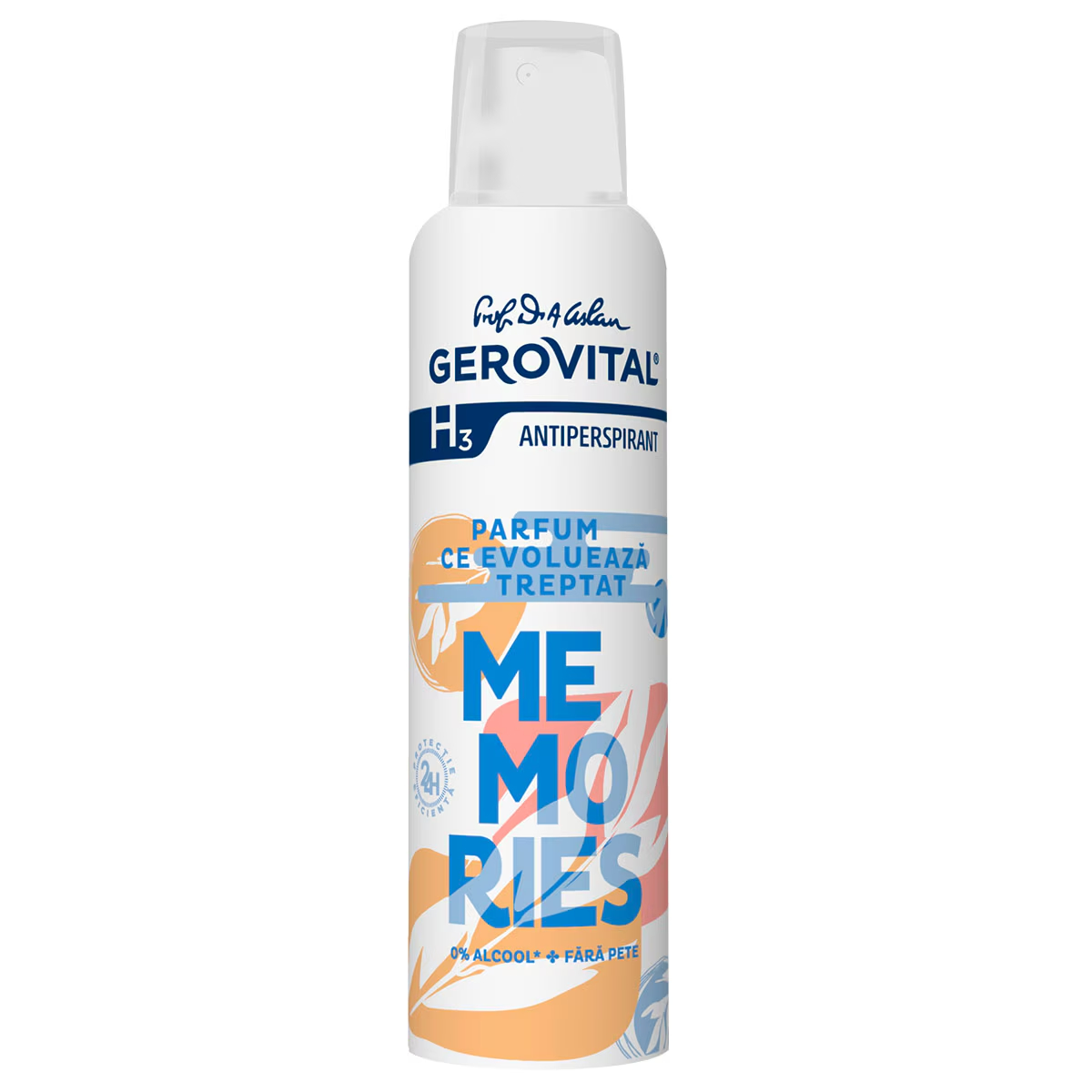 Antiperspirant Memories H3, 150ml, Gerovital