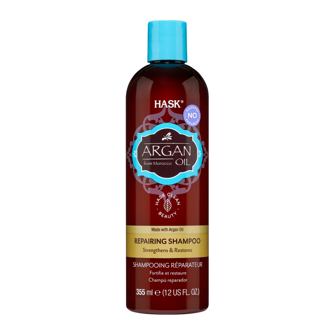 Sampon reparator Argan Oil, 355 ml, Hask