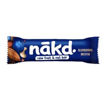 Baton Raw vegan briosa cu afine, 35 g, Nakd