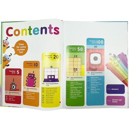 Marea carte cu activitati Numberblocks, +4 ani, Learning Resources 578513