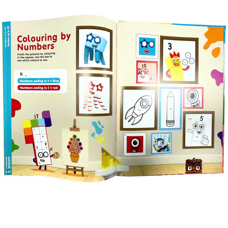 Marea carte cu activitati Numberblocks, +4 ani, Learning Resources 578512