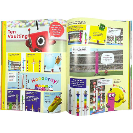 Marea carte cu activitati Numberblocks, +4 ani, Learning Resources 578515