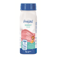 Frebini energy drink cu aroma de capsuni, 4 x 200 ml, Fresenius Kabi