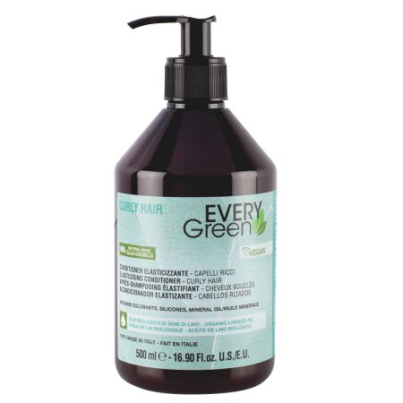 Balsam pentru par cret Elasticising, 500 ml, Every Green