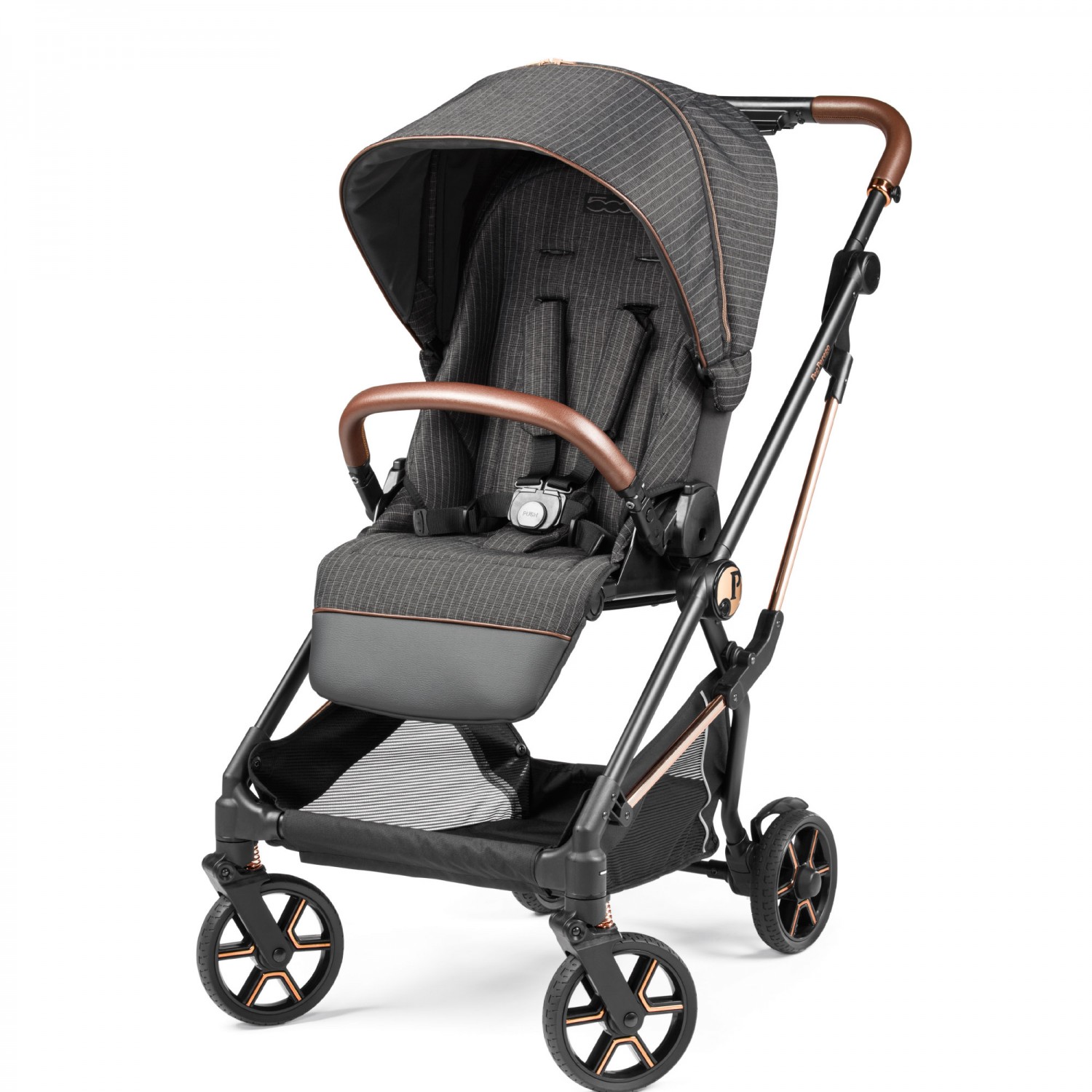 Carucior sport Vivace, 0-22 kg, 500 Negru-Gri, Peg Perego