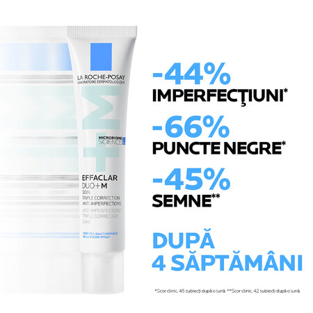 Gel-crema anti-imperfectiuni Effaclar Duo+M, 40 ml, La Roche-Posay 578655