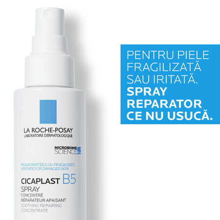 Spray concentrat reparator si calmant Cicaplast B5, 100 ml, La Roche-Posay 578661