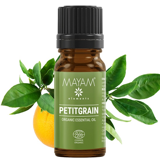 Ulei esential de Petitgrain, 10 ml, Mayam