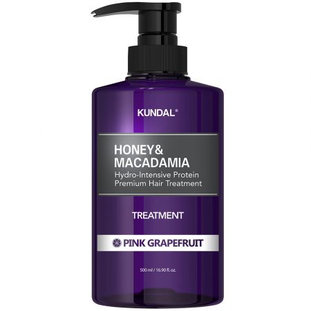 KUNDAL TRATAMENT PENTRU PAR HONEY & MACADAMIA AROMA DE GRAPEFRUIT ROZ, 500 ML