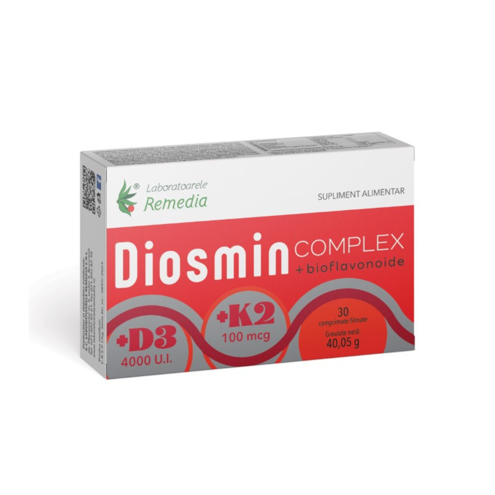 Diosmin Complex, 30 comprimate, Remedia