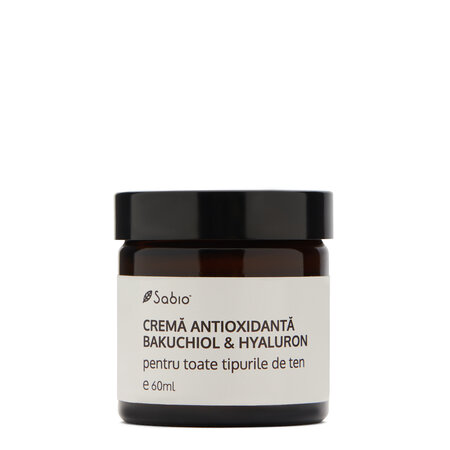 SABIO  CREMĂ ANTIOXIDANTĂ - BAKUCHIOL & HYALURON-60ML