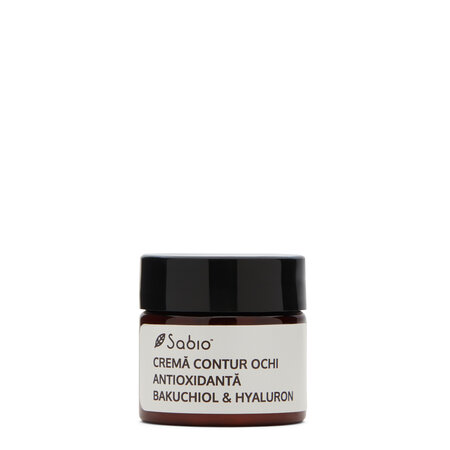 SABIO  CREMĂ CONTUR OCHI ANTIOXIDANTĂ - BAKUCHIOL & HYALURON-15ML