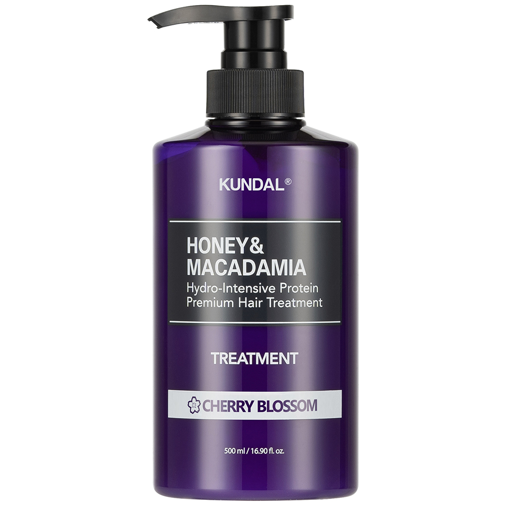 Tratament pentru par Kundal Honey & Macadamia cu aroma de flori de cires, 500 ml, Kundal