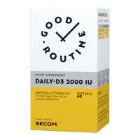 Daily D3, 2000 UI, 60 capsule moi, Good Routine