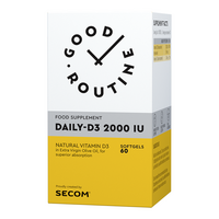 Daily D3, 2000 UI, 60 capsule moi, Good Routine