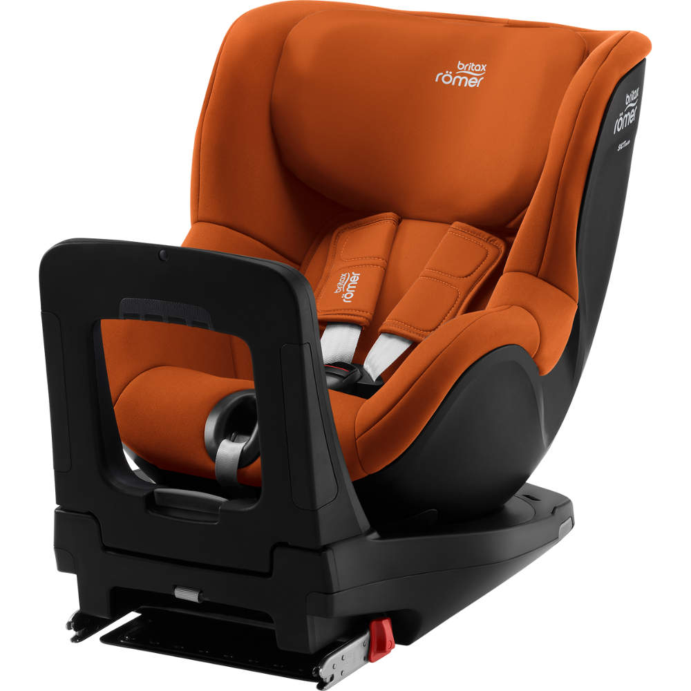 Scaun auto rotativ pentru copii cu baza isofix inclusa Dualfix 5Z, 61-105 cm, Golden Cognac, Britax