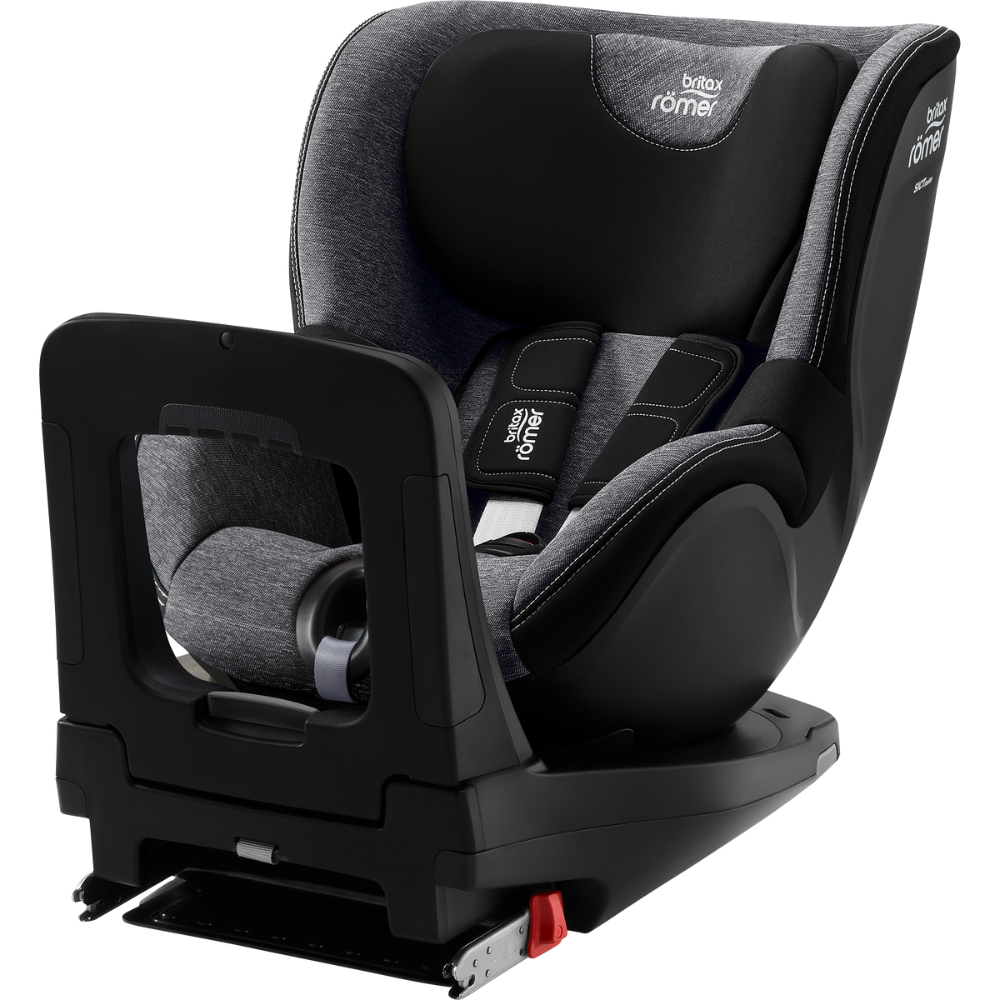 Scaun auto rotativ pentru copii cu baza isofix inclusa Dualfix 5Z, 61-105 cm, Graphite Marble, Britax