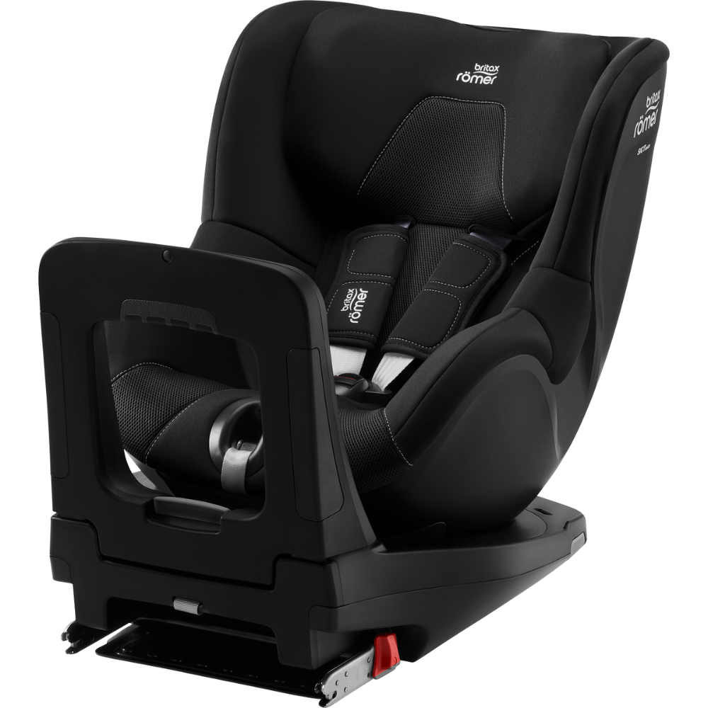 Scaun auto rotativ pentru copii cu baza isofix inclusa Dualfix 5Z, 61-105 cm, Galaxy Black - Greensense, Britax