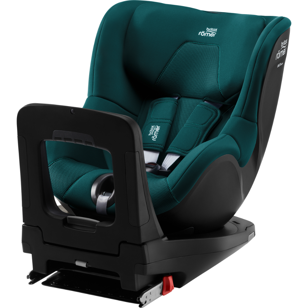 Scaun auto rotativ pentru copii cu baza isofix inclusa Dualfix 5Z, 61-105 cm, Atlantic Green - Greensense, Britax