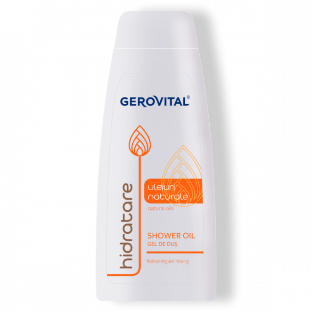 Gel de dus cu uleiuri naturale, 400 ml, Gerovital