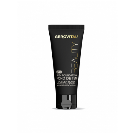 Fond de ten cu Acid Hialuronic, 30 ml, Golden Honey, Gerovital Beauty