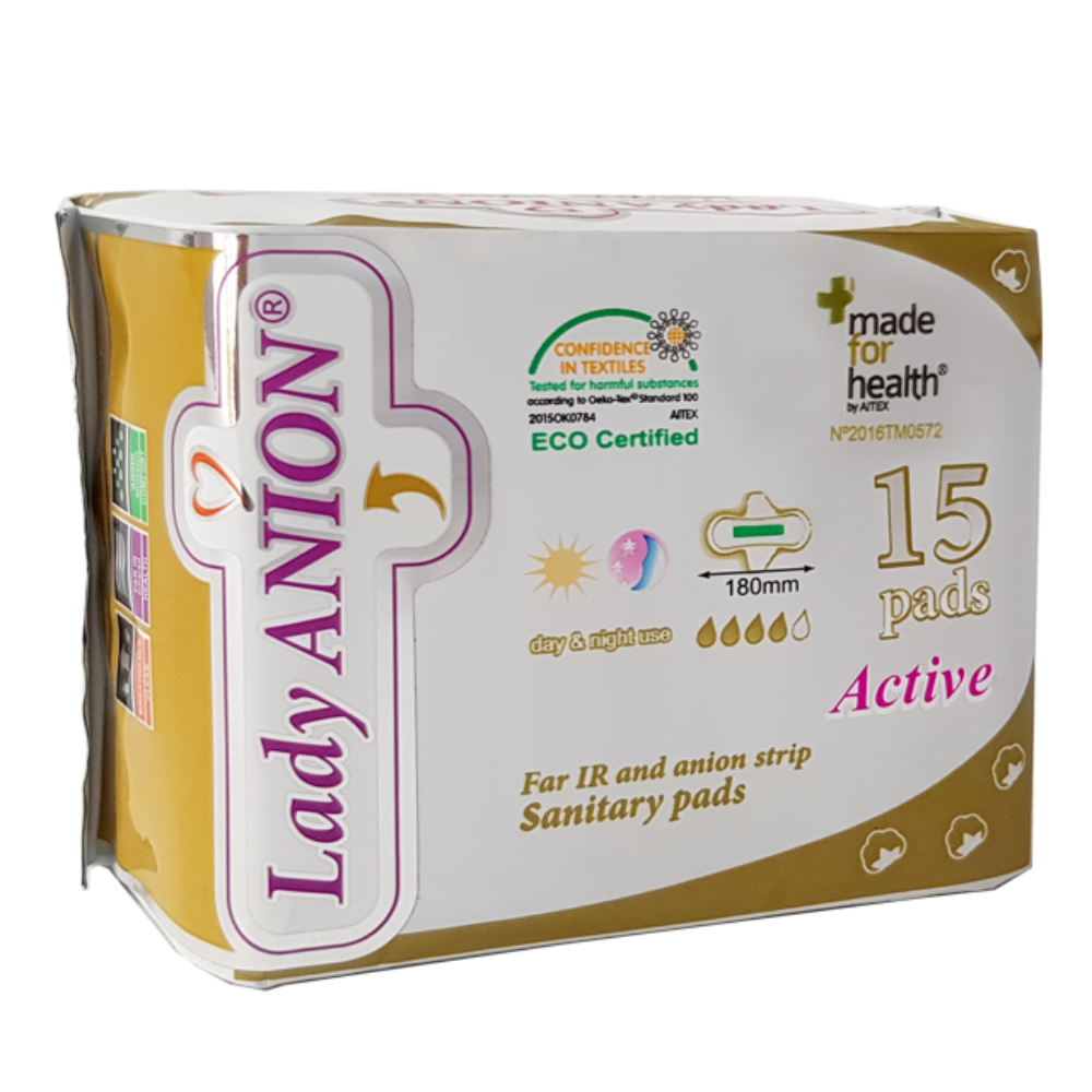 Absorbante pentru incontinenta urinara Active, 15 buc, Lady Anion