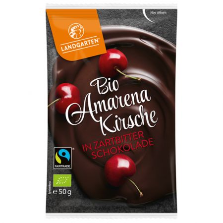 Cirese amarena bio invelite in ciocolata neagra