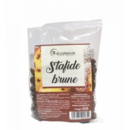 ECONATUR STAFIDE BRUNE 150G