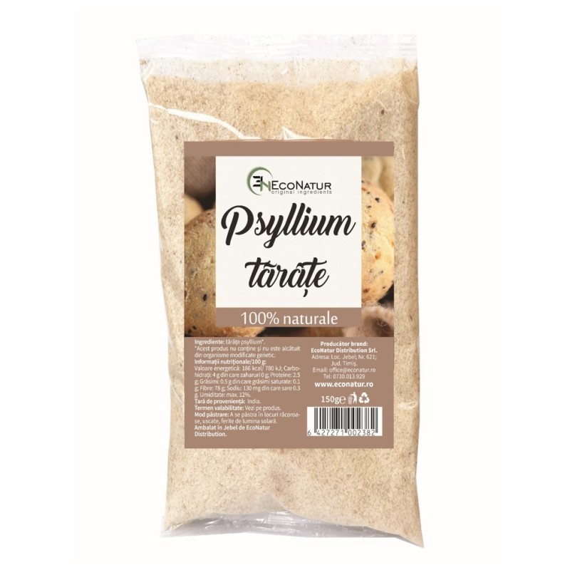 Tarate de psyllium, 150 g, EcoNatur