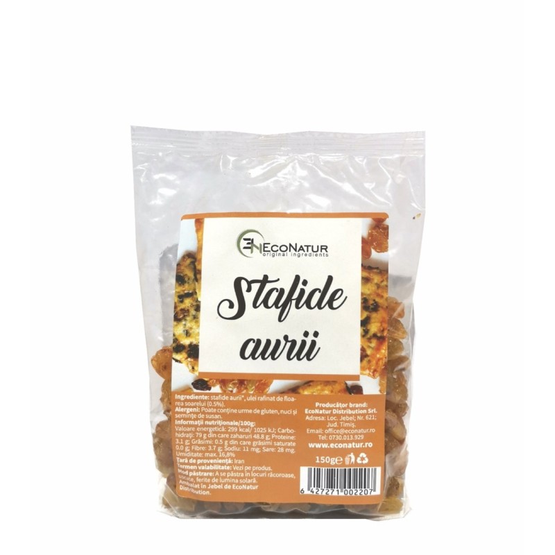 Stafide aurii, 150 g, EcoNatur