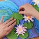 Set creativ Sensory Art Water Lilies, 30 x 40 cm, Okto 579516