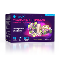 HypnoX Melatonin + Triptofan + Complex Natural, 30 capsule vegetale, Good Days Therapy
