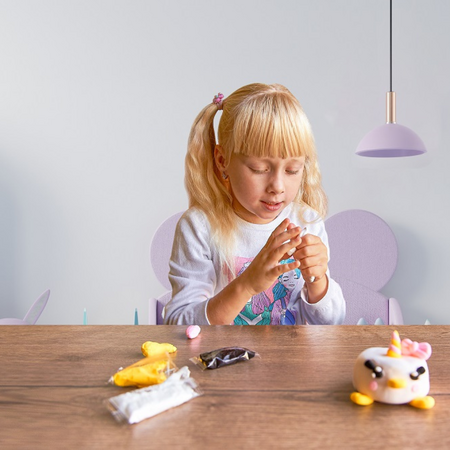 Set cu argila usoara pentru modelaj Lovin'do Air Clay Squishy Hero, +3 ani, SquiRaff, Okto 579661
