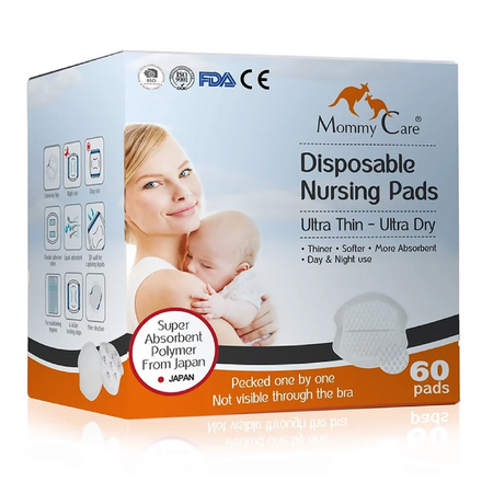 Tampoane de san ultra subtiri Stay Dry, 60 bucati, Mommy Care