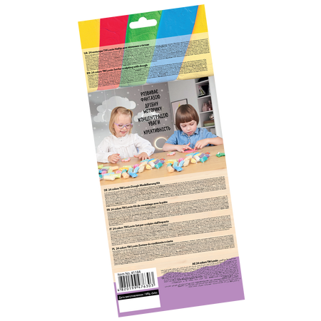 Set plastilina Lovin'Do, +3 ani, 24 culori, Okto 579757