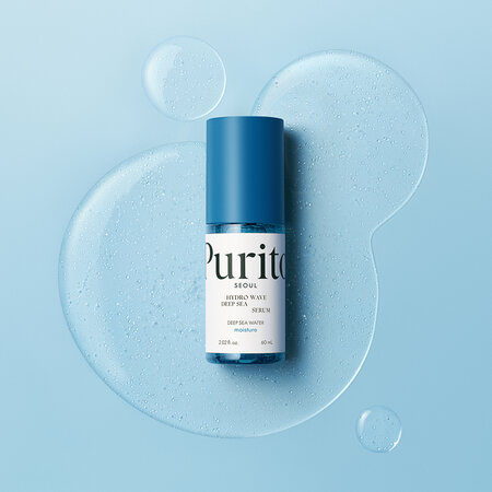 Serum facial hidratant cu apa de mare Hydro Wave Deep Sea, 60 ml, Purito 655074