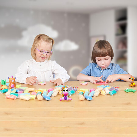 Set plastilina Classic Lovin'Do, +3 ani, 12 Culori, Okto 579803