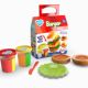 Set plastilina Burger Time Lovin'Do, +3 ani, 6 culori, Okto 579814