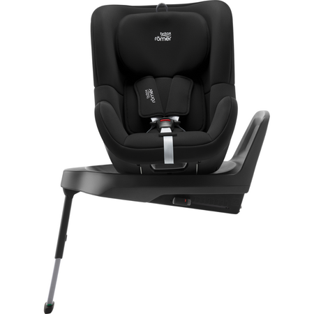 Scaun auto rotativ pentru copii cu baza inclusa Dualfix M Plus i-size, 61-105 cm, Space Black, Britax 580073