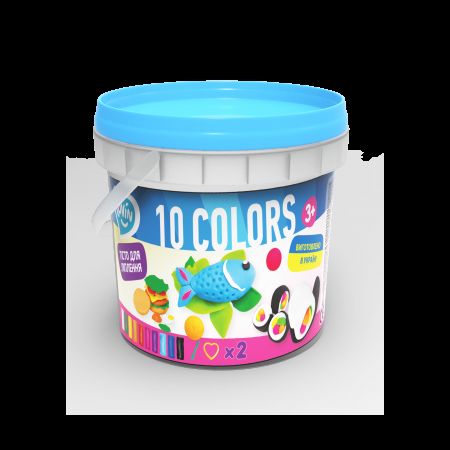 Set plastilina Lovin'Do, 10 culori, albastru, Okto