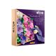 Set de modelaj in rama de lemn Wood & Craft, 21 x 21 cm, +12 ani, Flowers 2, Okto 602914