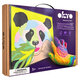 Set de colorat cu lut, 29 x 29 cm, Panda, Okto 654983