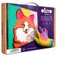 Set de colorat cu lut, 29 x 29 cm, +5 ani, Fox, Okto 654980