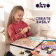 Set de colorat cu lut, 29 x 29 cm, +5 ani, Fox, Okto 580272