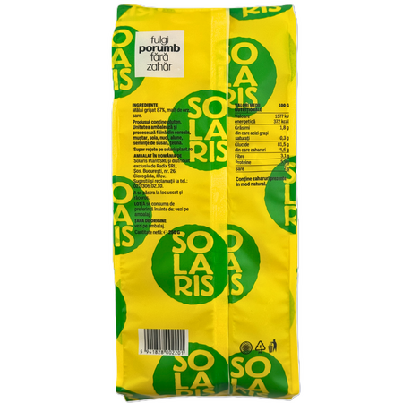 Fulgi de porumb fara adaos de zahar, 250 g, Solaris 818894