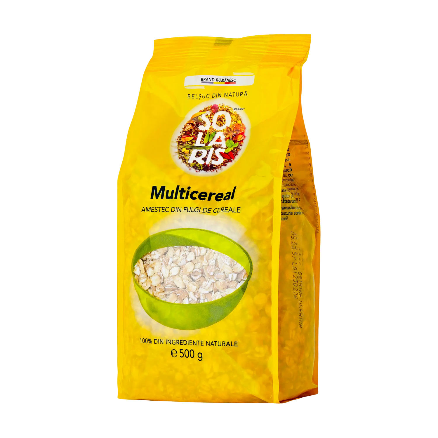 Amestec din fulgi de cereale Multicereal, 500 g, Solaris