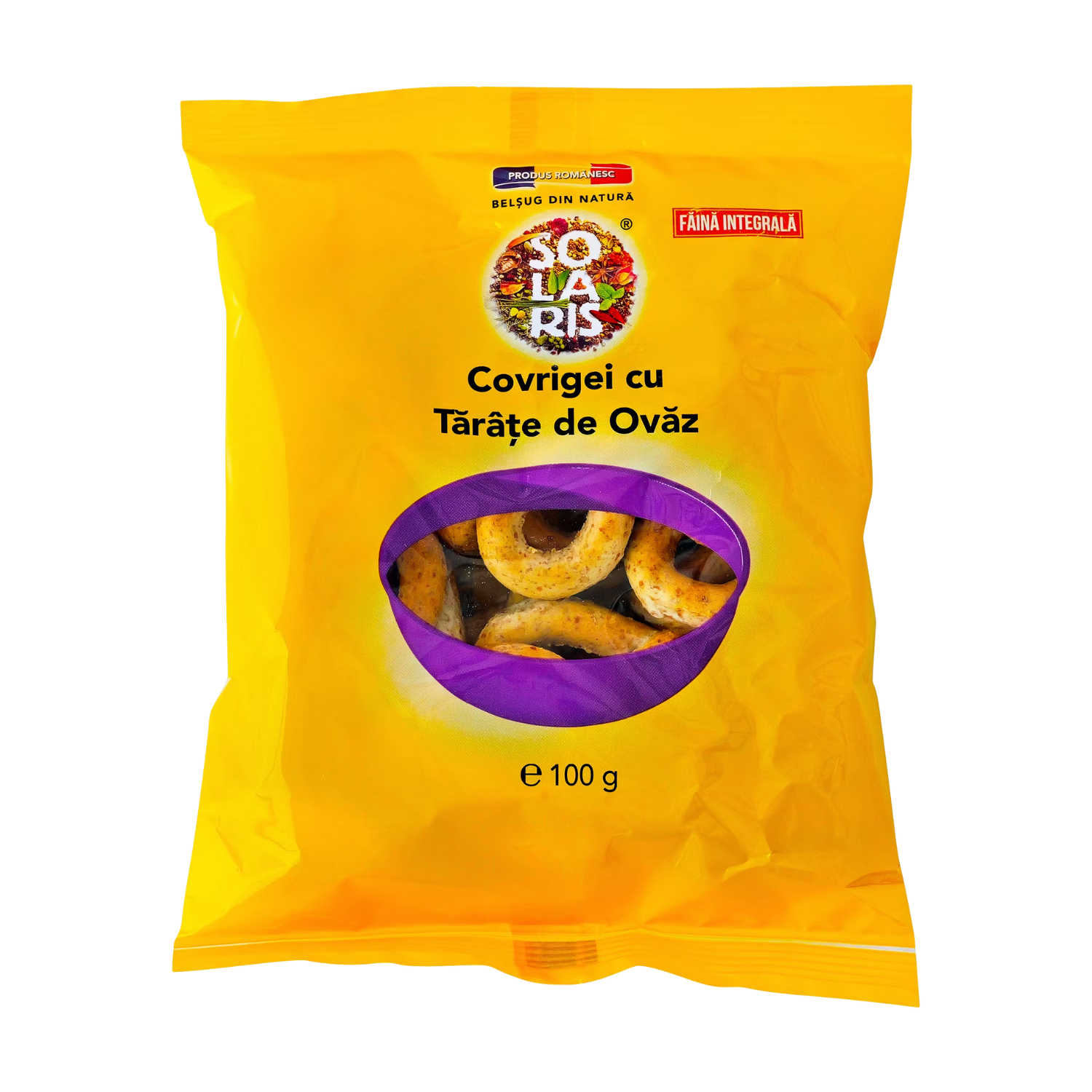 Covrigei cu tarate de ovaz, 100 g, Solaris