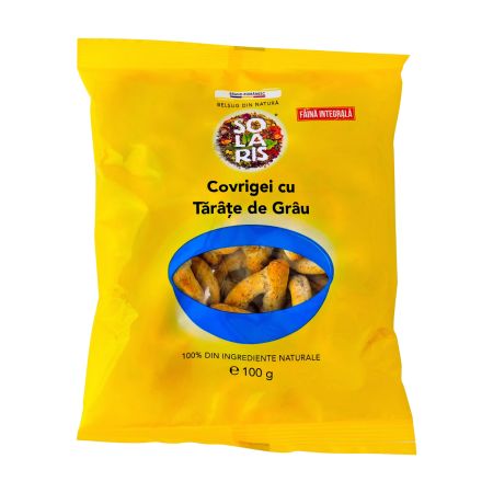 Covrigei cu tarate de grau, 100 g, Solaris